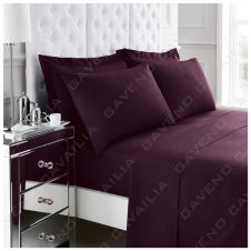 PERCALE FLAT SHEET BERRY