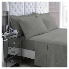 PERCALE FLAT SHEET CHARCOAL
