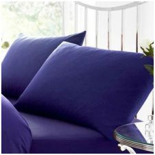 PERCALE PILLOWCASE ROYAL BLUE