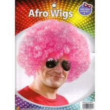 Pink Afro Wig
