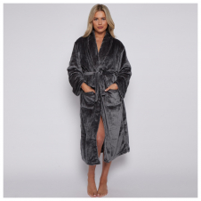 Plain Ultimate Flannel Ladies Bathrobe