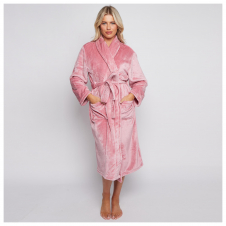 Plain Ultimate Flannel Ladies Bathrobe