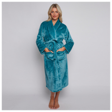 Plain Ultimate Flannel Ladies Bathrobe