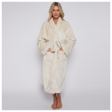 Plain Ultimate Flannel Ladies Bathrobe