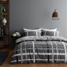 Printed Duvet Set Happy Daze Stripe