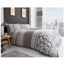PRINTED DUVET SET MADISON NATURAL