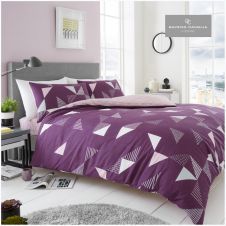 PRINTED DUVET SET MARCO PURPLE