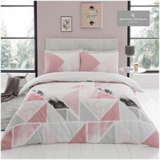 PRINTED DUVET SET MILA PINK