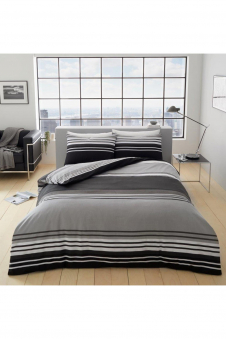 Printed Duvet Set Moxie Black/White