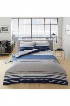 Printed Duvet Set Moxie Blue