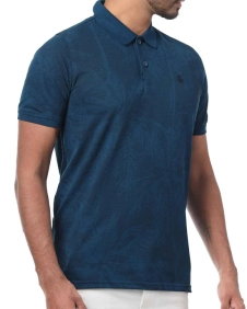Printed Pique Men's Short Sleeved Polo Shirt