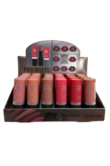 Professional Matte Lipstick Collection Box A - Tray of 24 Pcs (Price Per Lipstick)