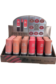 Professional Matte Lipstick Collection Box A - Tray of 24 Pcs (Price Per Lipstick)