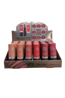 Professional Matte Lipstick Collection Box B - Tray of 24 Pcs (Price Per Lipstick)