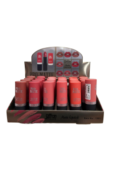 Professional Matte Lipstick Collection Box D - Tray of 24 Pcs (Price Per Lipstick)