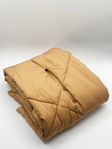 Puffer Scarf in Beige