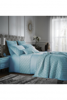 Signature Duvet Set Muriva Diamonds Duck Egg
