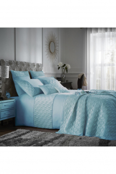 Signature Duvet Set Muriva Diamonds Duck Egg