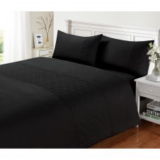 SIGNATURE DUVET SET PIN SONIC BLACK