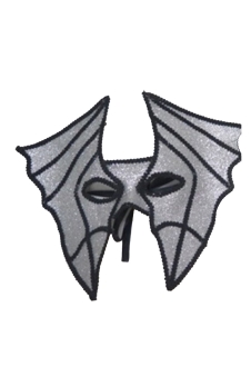 Wickedfun Silver Bat Masquerade Mask