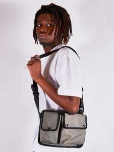 SVNX Nylon chest bag in moss