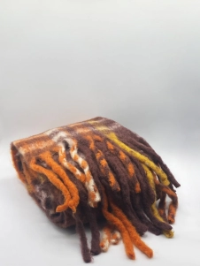 Tartan Scarf in Orange