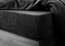 Teddy Fitted Sheet Cover Black
