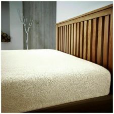 Teddy Fitted Sheet Cover Cream