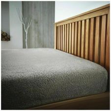 Teddy Fitted Sheet Cover Grey