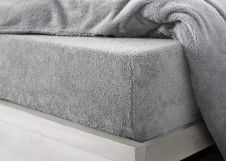 Teddy Fitted Sheet Cover Grey