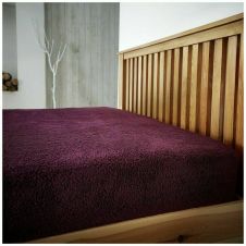 Teddy Fitted Sheet Cover Purple