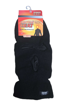 Ultimate Heat Thermal Insulated Black Balaclava