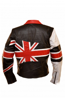 Union Jack British Flag Leather Jacket