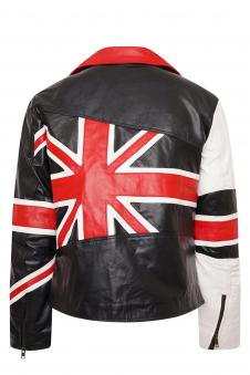Union Jack British Flag Leather Jacket