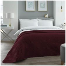 Velvet Touch Bed Spread Burgundy