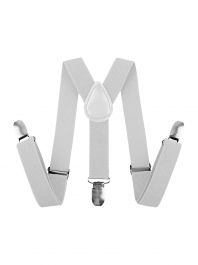 Wickedfun White Braces (3.5cm)