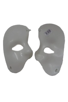 White Half Face Masquerade Mask