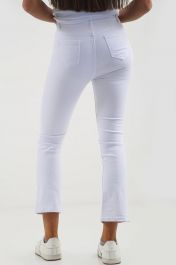 White Ladies High Waisted Jeans