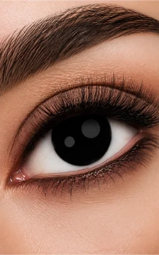 Wicked Eyes Daily Fashion Lenses Blind Black