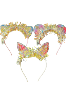 Wickedfun 12pc Assorted Design Light Up Headband