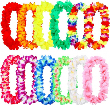 Wickedfun Tropical Flower Lei Hula Garlands Assorted