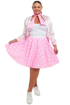 Wickedfun Adult 50s Pink Satin Jacket