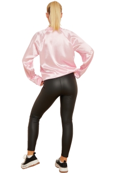 Wickedfun Adult 50s Pink Satin Jacket