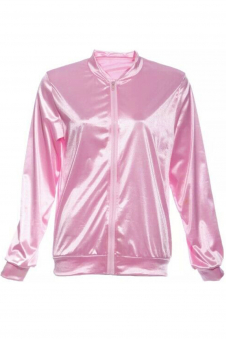 Wickedfun Adult 50s Pink Satin Jacket