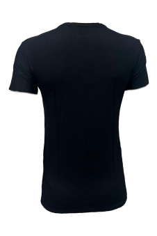 Wickedfun Women Maxican Skull Black Tshirt 