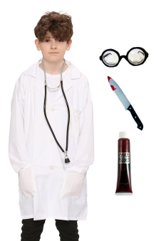 Wickedfun Children Halloween Bloody Doctor 5 Pcs Set