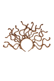 Wickedfun Gold Greek Gorgon Snake Headband 40x28 cm