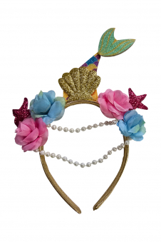 Wickedfun Gold Mermaid with Beads Headband