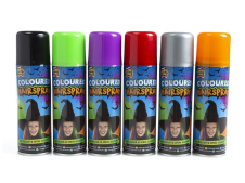 Wickedfun Halloween Coloured Hairspray 6 assorted