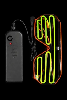 Wickedfun Neon LED Glasses – Flashing Light Up Party Eyewear